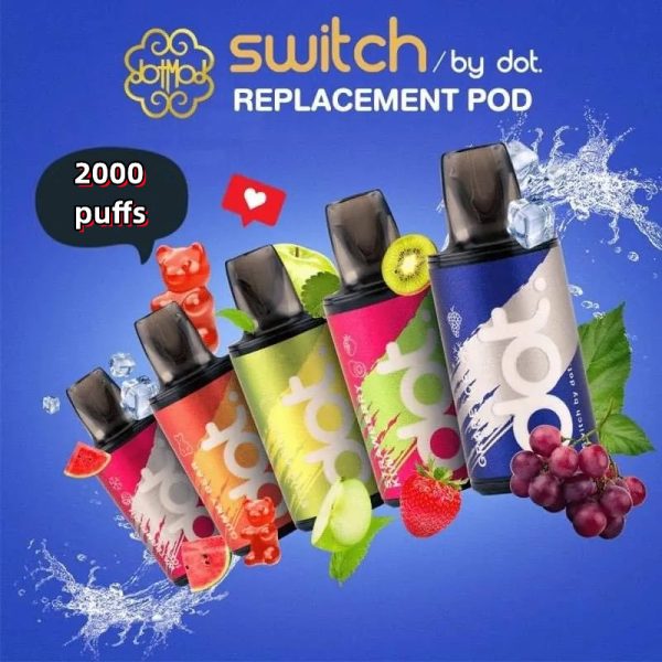 佩特里DOT SWITCH 單桿&煙彈(容量3.5ml 2000口)