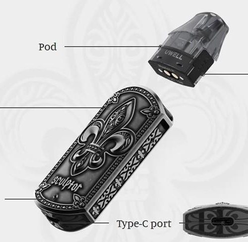 UWELL SCULPTOR POD 11W 雕塑家【套裝組合】UWELL SCULPTOR POD 11W 雕塑家 / 非 咖哩棒 石中劍 koko UWELL SCULPTOR POD 11W 雕塑家【套裝組合】UWELL SCULPTOR POD 11W 雕塑家 / 非 咖哩棒 石中劍 koko